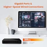 Tenda SG108 8 Port Gigabit Network Switch Ethernet Plug Play Desktop Wall Mount view 4