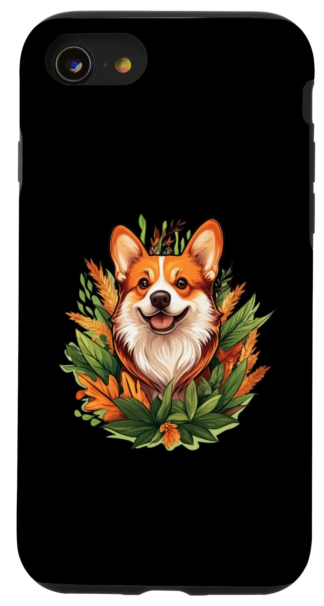 iPhone SE (2020) / 7 / 8 Nature Inspired Corgi Dog Graphic Cute Corgi Dog Case
