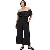City Chic Women's Plus Size Jumpsuit - Poppy Off Shoulder