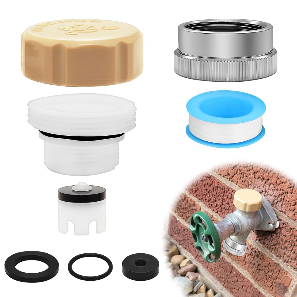 Photo 1 of Langina 1pcs Vacuum Breaker Repair Kit, UPC ASSE 1019-A Repair kit, Outdoor Faucet Spigot repair kit with 1pcs 3/4"GHT Garden Hose End Cap