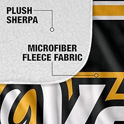 VCU Rams Primary Logo Stripes Sherpa Blanket, Warm