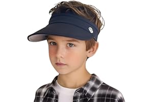 Jastore Kids Sun Visor Hats for Girls Boys Lightweight Sports Hat UPF50+ Sun Visor Hat for Running Outdoors