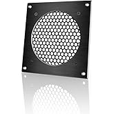 AC Infinity Ventilation Grille, for PC Computer AV Electronic Cabinets, Also mounts one 120mm Fan
