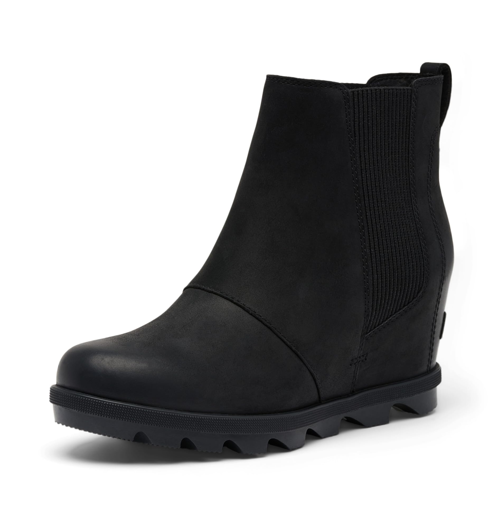 Photo 1 of Sorel Women's Joan Rhapsody Chelsea Wedge Boot, Black/Black, 8