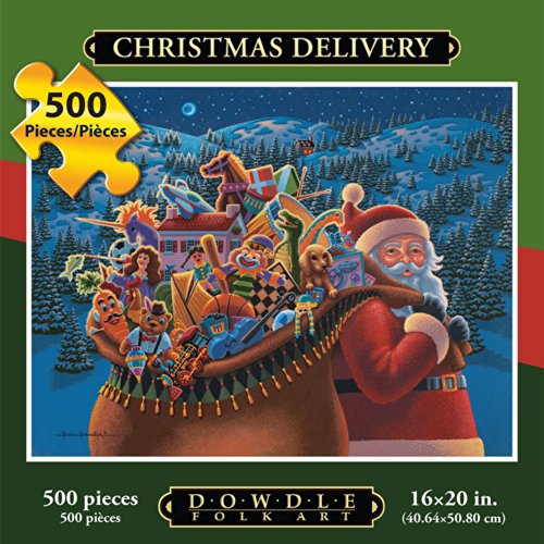 Jigsaw Puzzle - Christmas Delivery 500 Pc By Dowdle Folk Art