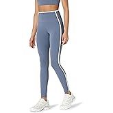 Amazon Essentials Women's Active FormFlex Buttery Soft High Waist 27.5" Inseam Full Length Yoga Leggings with Contrast Trim