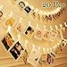 Photo Clips String Lights 20 LED Warm White - Battery Powered Hanging Photo String Display String for Picture, Cards, Artwork, Home Decor Display