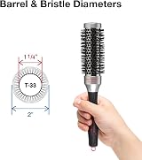 Olivia Garden OG Pro Thermal Soft Brush T33 100g Heat Conductive Antistatic view 2
