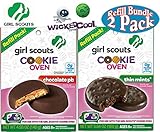 Girl Scouts Cookie Oven Refills Thin Mints & Chocolate PB Gift Set Bundle - 2 Pack