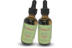 Mielle Organics Hair Products Rosemary Mint Hair Growth Oil 2 oz,(Pack of 2),Infused with Biotin to Encourage and Strengthen Hair Growth,Rid of Itchy and Dry Scalp