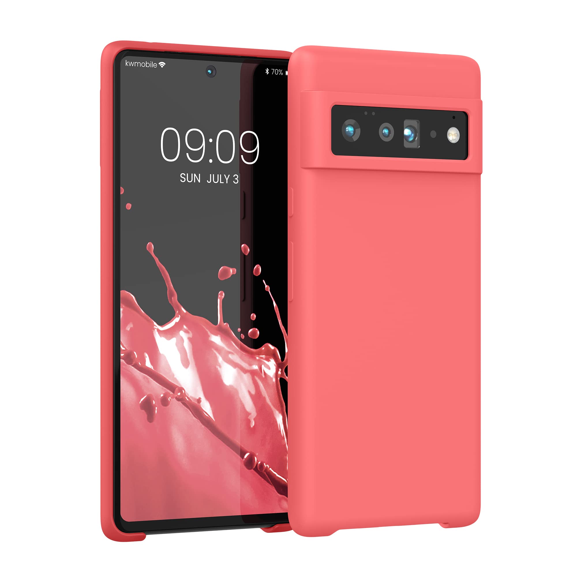 kwmobile Case Compatible with Google Pixel 6 Case - TPU Silicone Phone Cover with Soft Finish - Dolce Vita — image 1