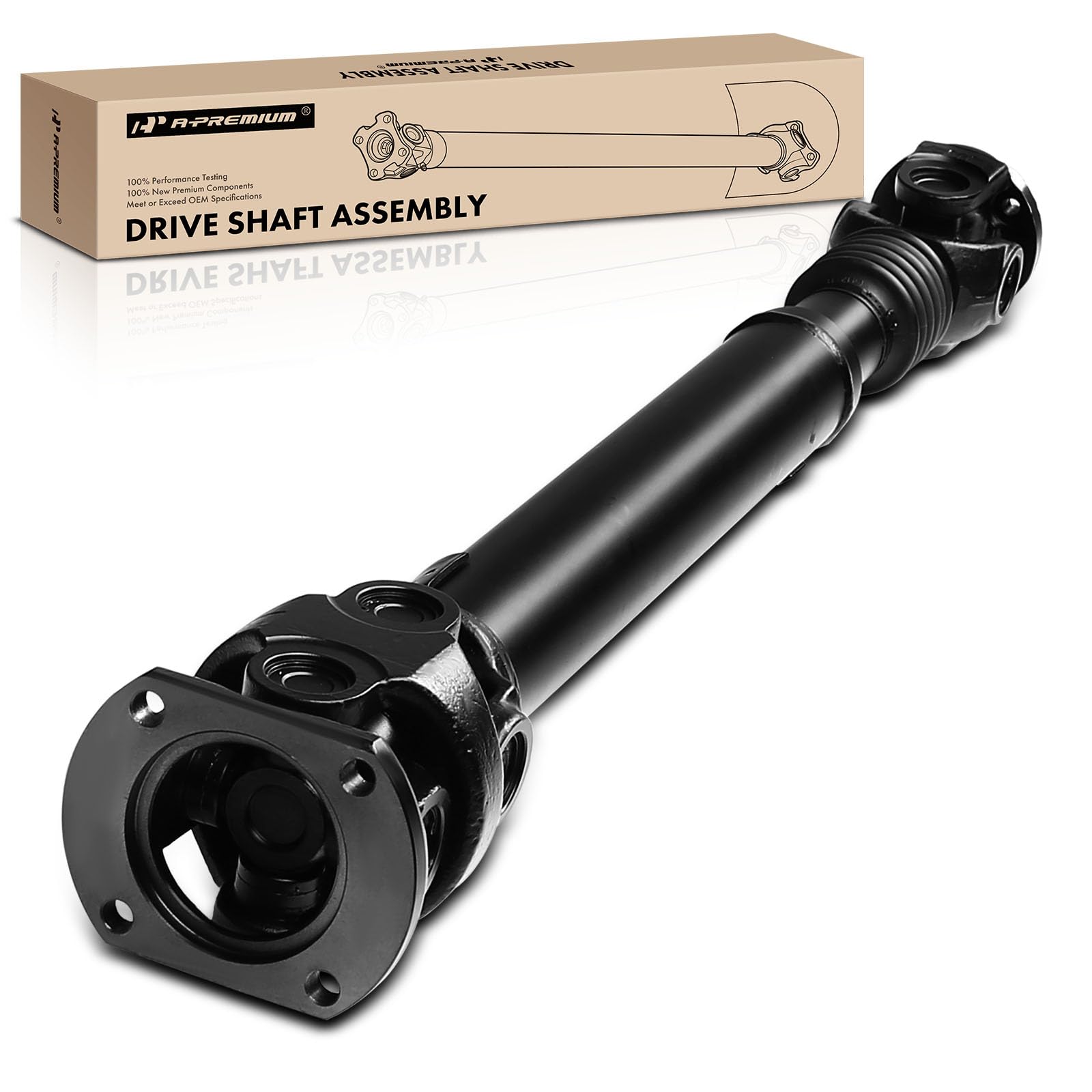 Photo 1 of A-Premium Front Complete Drive Shaft Prop Shaft Driveshaft Assembly Compatible with Dodge Ram 1500 2500 3500 V8 5.7L, 4WD Automatic Transmission, Replace# 52105930AA, 52105930AB