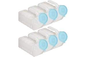 MedVance- Urinals for Men 1000ml with Glow in The Dark Spill Proof Pop Cap Lid, Plastic Pee Bottles for Men, Male Urinals, Pee Container Men, Portable Urinal for Car, Elderly & Incontinence (6 Pack)