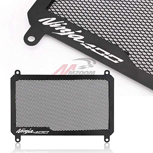PACEWALKER Motorcycle Radiator Grille Guard Cover Protector Radiator Guard for Kawasaki NINJA400 2018 2019 - Thumbnail 3