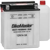 BikeMaster Performance Conventional Battery 12N14-3A