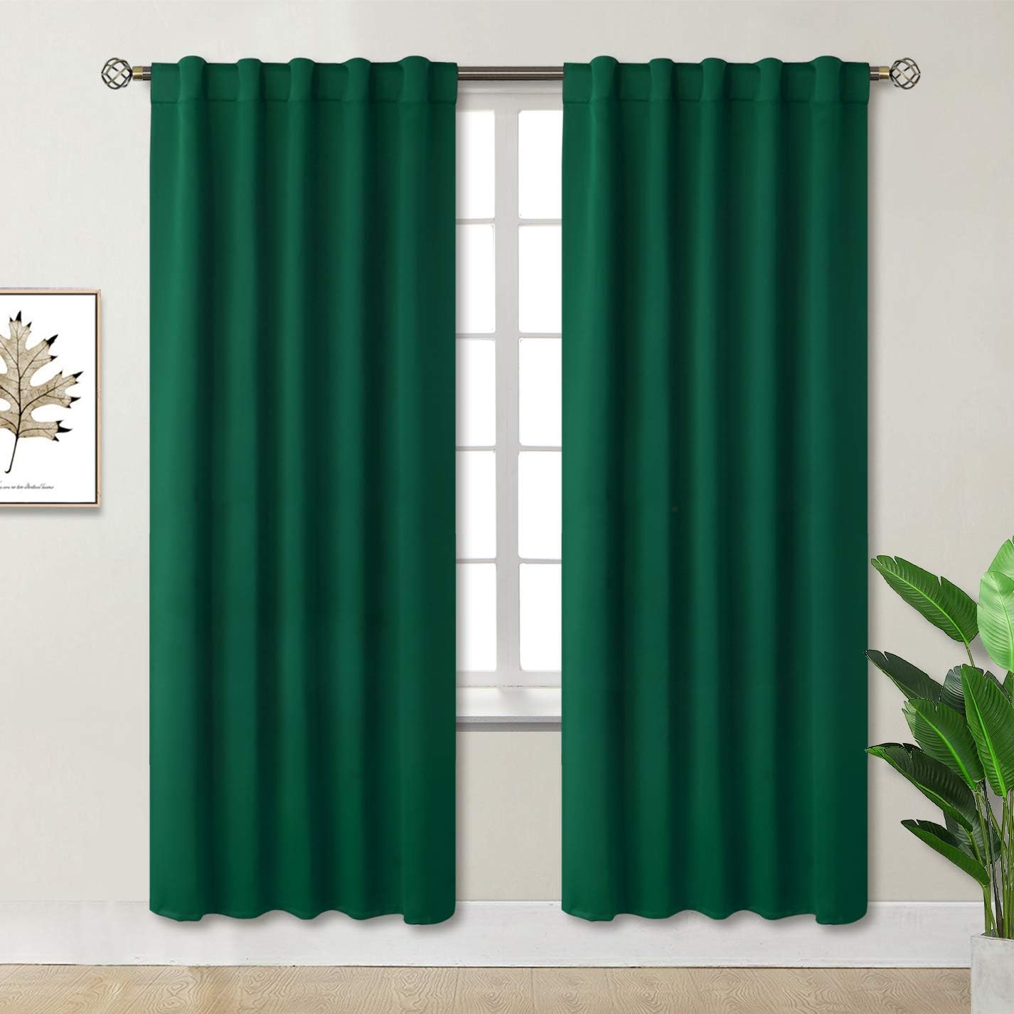 Best emerald living room curtains