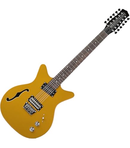 Amazon.com: Danelectro 12SDC 12-String Electric Guitar Black