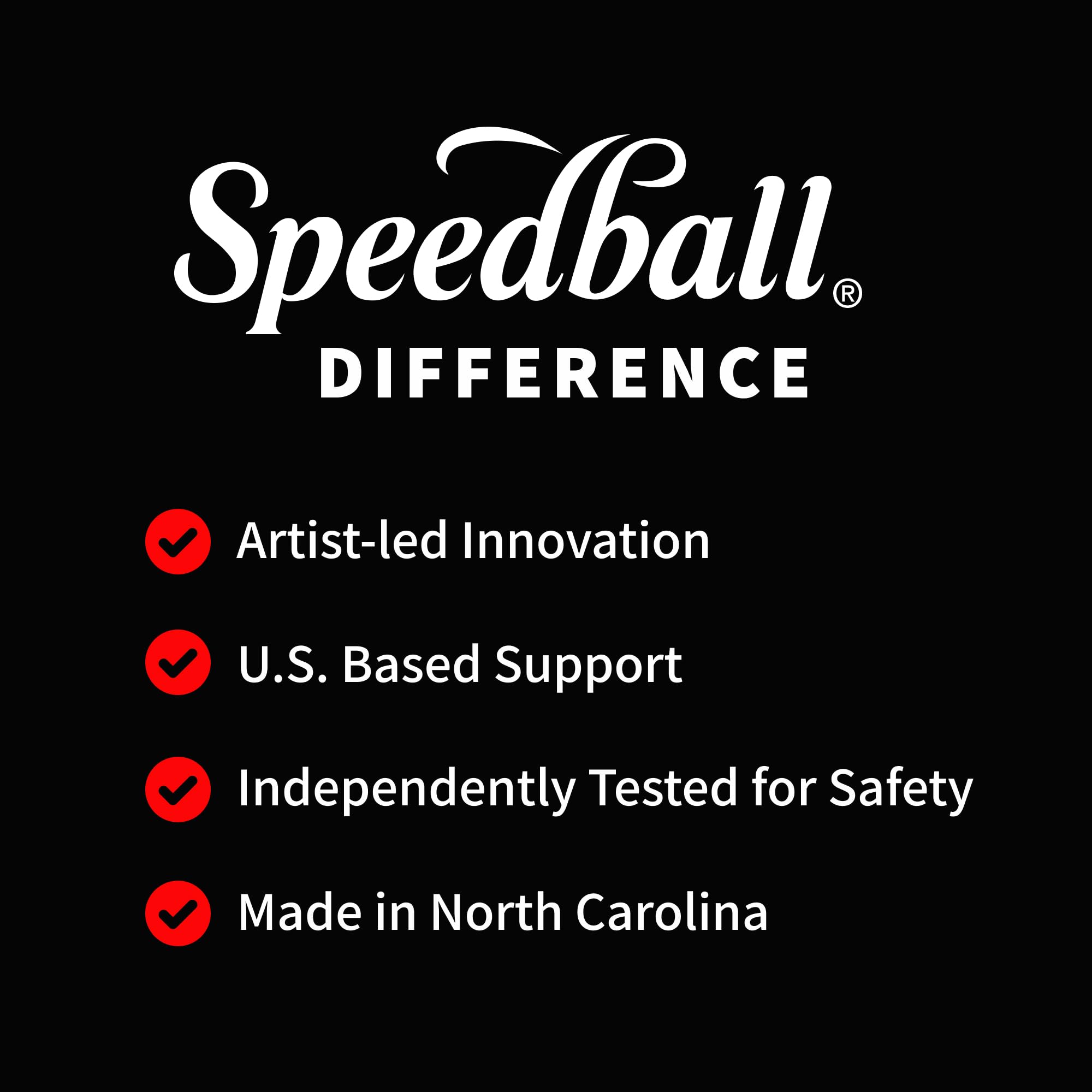 Speedball Opaque Fabric Screen Printing Ink, Metallic Color Assortment, 4-Ounce (4-Pack), Metallized Glimmer: Gold, Rose Gold, Silver, Black Pearl