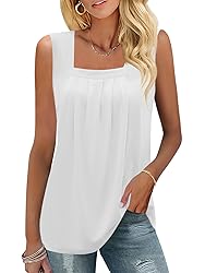 KTILG Camisole Tops for Women Dressy Square Neck