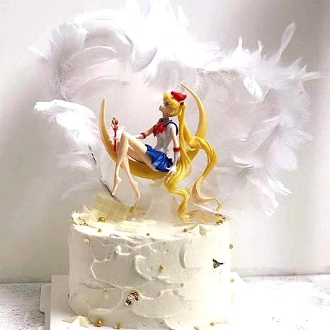 Amazon Co Jp セーラームーンアニメの人物キャラクター像 Pvcフィギュアかわいい女の子人形玩具モデル デスクトップの装飾品誕生日ケーキ装飾 アニメファングッズチャイルドガールギフト Laimi ホーム キッチン