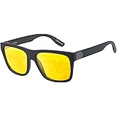 LVIOE Night Vision Glasses for Driving Men Yellow Glasses for Night Driving Anti Glare Polarized N09
