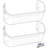 ALVAR 242126602 Refrigerator Door Bin for Frigidaire Door Shelf Replacement | UPGRADED Frigidaire Shelf Replacement LFSS2612TF0 LFSS2612TF4 Frigidaire Door Bin Parts 2421266 PS12364199 Bottom Shelves