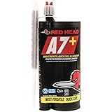 ITW Red Head - A7P-28 - RED HEAD Acrylic Adhesive: Acrylic, 26.84 fl oz Container Size, Block/Brick/Concrete/Masonry