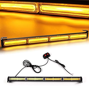 Triclicks 4 COB LED Auto Warnlicht Warnleuchte Alarm Licht Blitzleuchte Gefahr Blinkende Lichter Stroboskoplicht Blitzlicht F