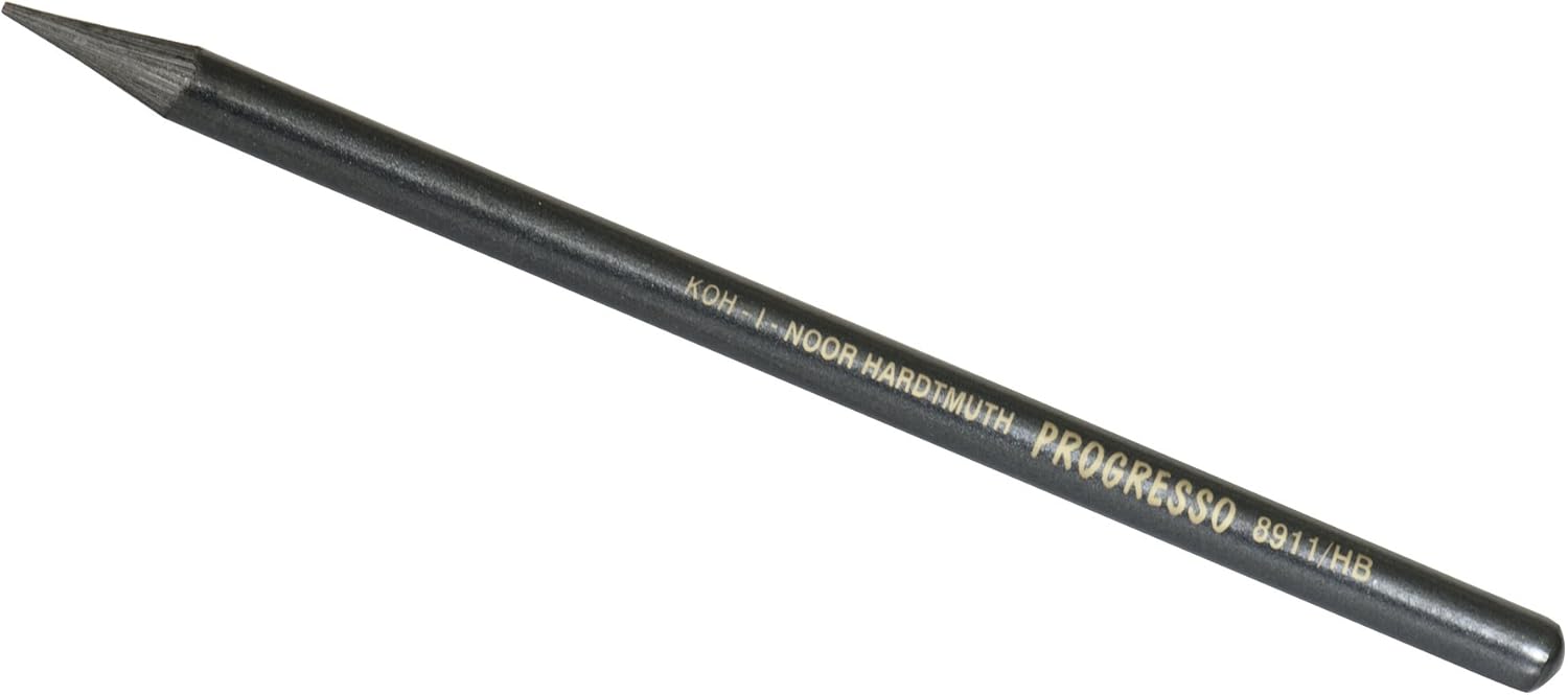 Koh-I-Noor Progresso Woodless Graphite 4-Pencil Set, HB, 2B, 4B, 6B Degrees, 1 Pencil per Degree (FA8911.4BC) : Artists Pencils : Office Products