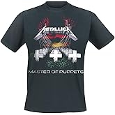 Metallica Unisex-Adults Official Master of Puppets T Shirt (Black), Large