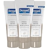 Dermasil Body Lotion, Cocoa Butter, 3-Pack &ndash; Non-Greasy, Fast-Absorbing, Sweet Scent, 8 Oz Ea