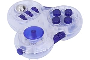 Cloimei Fidget Controller Pad Cube Stress Relief Anti Anxiety Hand Game for Adults Office Travel ABS Material 7x7x2cm Portabl