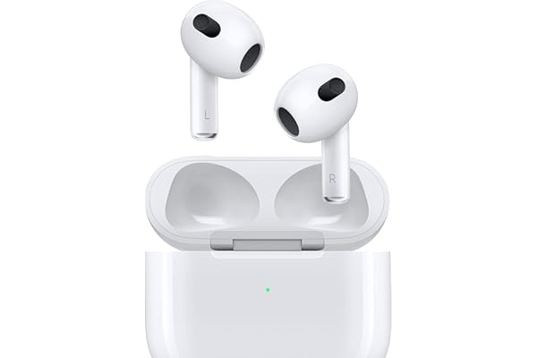 Apple AirPods with Lightning Charging Case (3rd Generation) (Renewed)