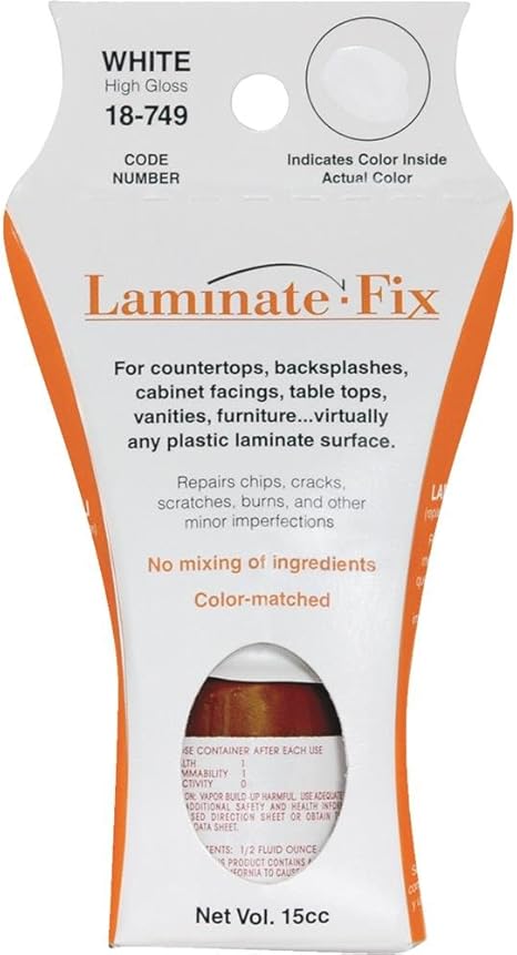 Laminate Fix Gloss Finish Touch Up High Gloss White Paint Body