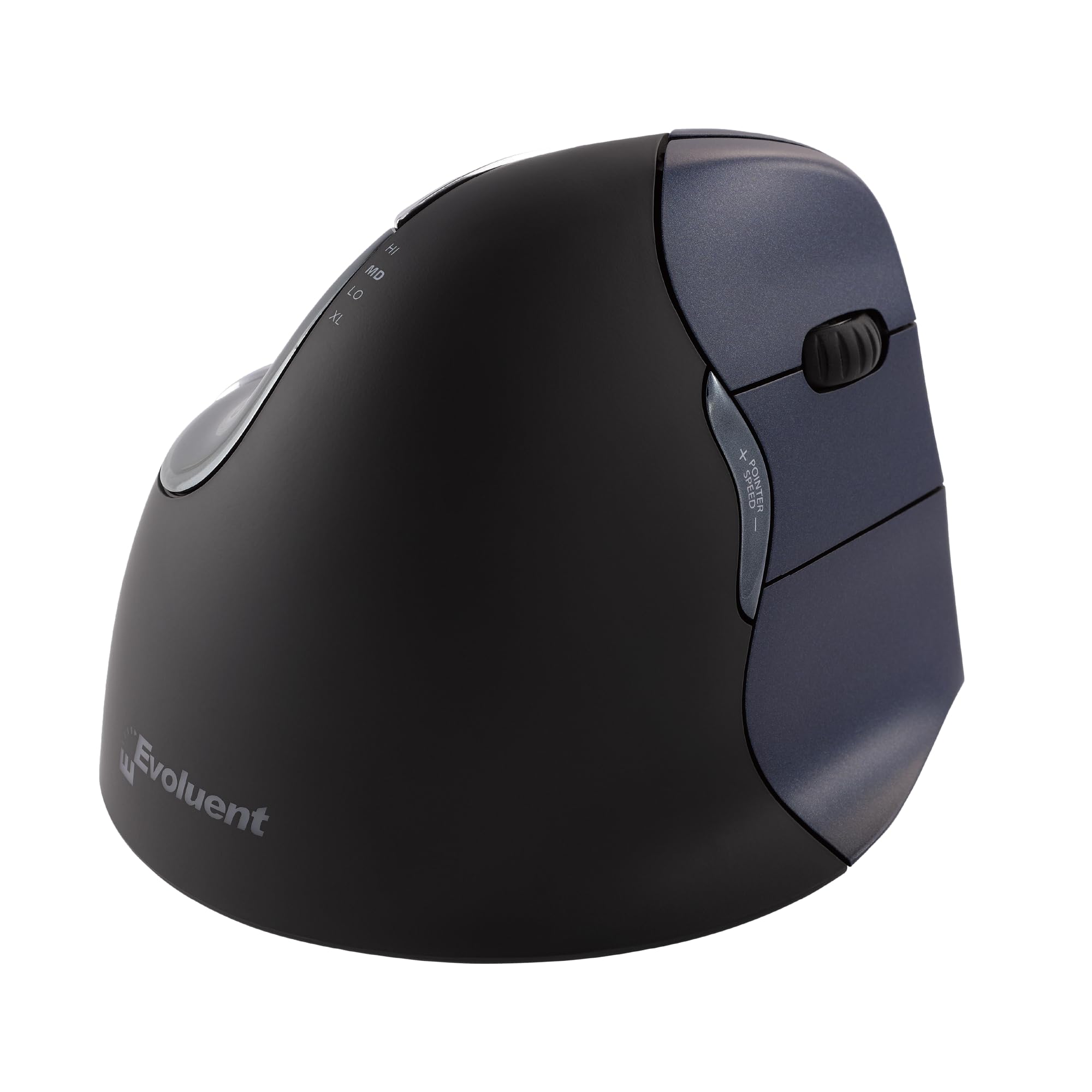 Photo 1 of Evoluent – Inventor of the Vertical Mouse – VM4RW Ergonomic Vertical Mouse Right Hand M-to-L Wireless USB, Sculpted for Comfort, Reduces Wrist Strain, Adjustable Speed, Customizable Buttons in Windows