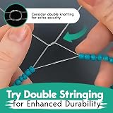 The Bead Shop Clear Elastic String 1mm x 50m Bracelet Making view 3