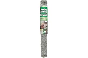 YARDGARD 308400B Fence Poultry Netting, 24 by 10-Feet, Galvanized