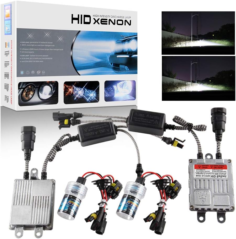 Yifengshun H7 HID Xenon Bulbs 80W Digital HID Ballasts White 6000K for Car Headlight