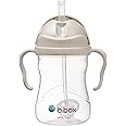 b.box Sippy Cup with Weighted Straw, Leak & Spill Proof, Easy Grip, BPA Free, Dishwasher Safe, Sip from Any Angle. Ideal for Babies 6m+ to Toddlers. (Latte, 8oz)