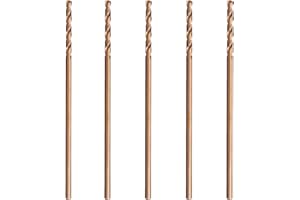 MAX-CRAFT Hss Cobalt Drill Bit Aircraft Extension Long Drill 1/8 in.x 6 in. -5Pcs