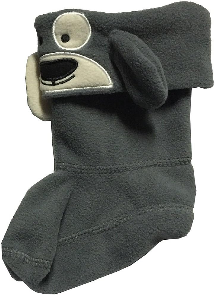 LANS Kids Fleece Rain Boot Liner Socks