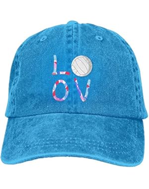 Love Volleyball Men Fashion Hat Cowboy Hats Sun Hats
