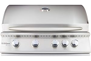 SUMMERSET GRILLS Summerset Sizzler 32-inch 4-burner Built-in Natural Gas Grill With Rear Infrared Burner - Siz32-ng