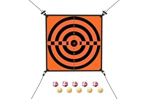 Jumpfly Trampoline Kids Dart Board Game Set, Recreational Trampolines Circular Target Board Games Accessory with 10 Stick Balls - Indoor Outdoor Backyard Trampoline Toys Games for Kids Ages 4-8