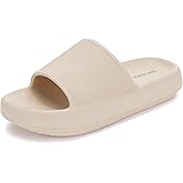 BRONAX Pillow Slippers for Women and Men | House Slides Shower Sandals | Cushioned Thick Sole