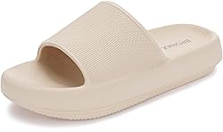 BRONAX Slides for Women Pillow Slippers Cushion