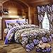 20 Lakes Woodland Hunter Camo Comforter, Sheet, & Pillowcase Set (Queen, Lavender)