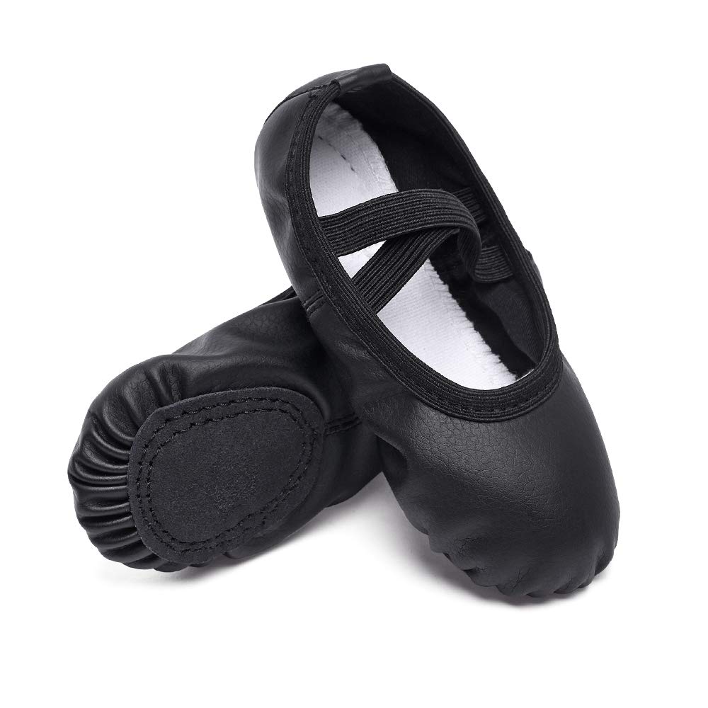 baby girl black ballet shoes