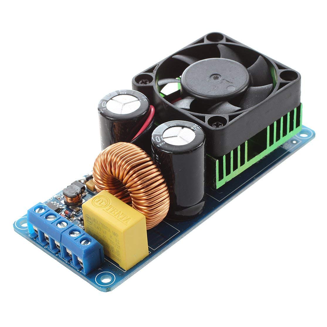 DollaTek IRS2092S 500W Mono Channel Digital Amplifier Class D HIFI Power Amp Board With fan