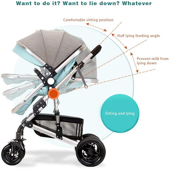 high seat position stroller